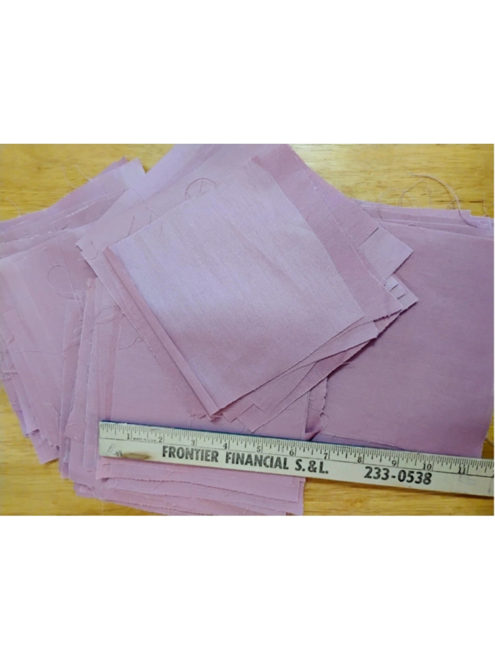 150+ Orchid Squares Quilting Approx. 5-6" Cut Blocks
